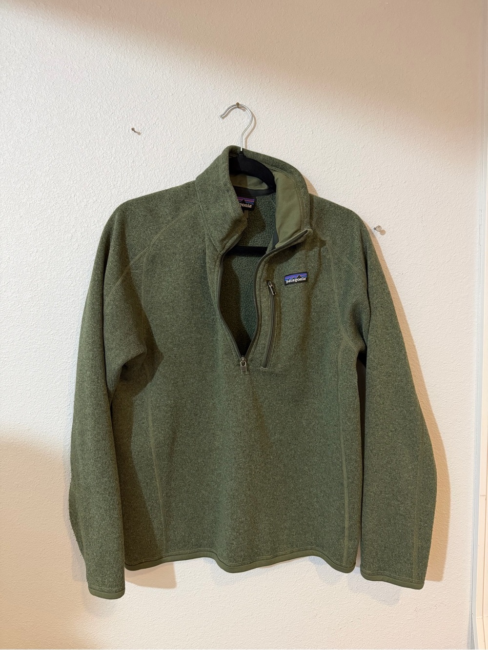 Patagonia Green Half-Zip Fleece Pullover